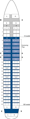 United Airlines Embraer Jet Seating Chart