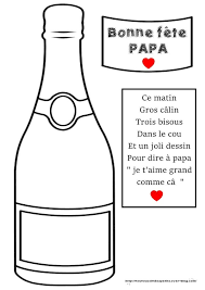 Bouteille De Champagne Bonne Fete Papa Le Blog De Nounoucoindespetits Fete Des Peres Bonne Fete Activite Fete Des Peres