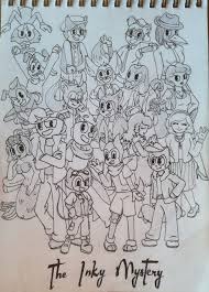 Here's what happened when 12 random people took turns drawing and describing, starting with the prompt boris (bendy and the ink machine). Bendy And Boris The Quest For The Ink Machine