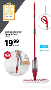 Offre Balai Pulverisateur Spray Clean Vileda Chez Lidl