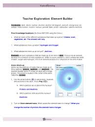 Element builder gizmo answer key free activity a + my pdf. Wk2q1elementbuilderassignmentgizmodone Atoms Proton