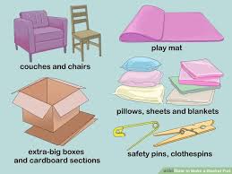 How To Make A Blanket Fort 12 Steps With Pictures Blanket Fort Sleepover Fort Diy Blanket Fort