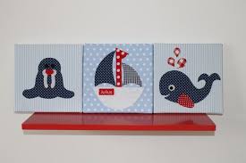 Bilder Maritim Trio Wandbilder Schon Im Kinderzimmer Kinder Zimmer Stoffbilder Wandtattoo Kinderzimmer Junge