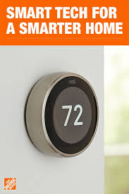 Google Nest Learning Thermostat 3rd Gen In Stainless Steel T3007es Smart Home Design Smart Home Technology Smart Thermostats