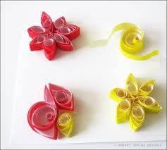 Quilling paper set kit with 5 projects tutorials! Diy Quilling Paper Bead Tool Literary Spring Designs