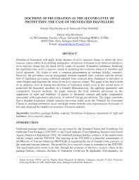 Specific relief act 1950 (act 137) 4, 5, 18, 20, 28, 67, 68 section 11 4, 74, 75 Pdf Doctrine Of Frustration As The Second Level Of Protection The Case Of Frustrated Travellers