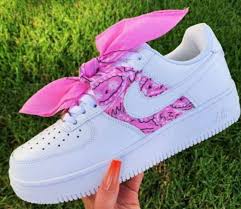 Custom Bandana Baby Nike Air Force 1 In 2020 Nike Shoes Air Force White Nike Shoes Sneakers Fashion