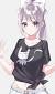 Non Binary Blue Eyes Short Brown Hair Anime