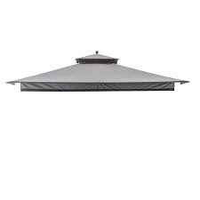 Canopy top / canopy tops. 10 Ft X 12 Ft Grey Soft Top Gazebo Replacement Canopy Lowe S Canada