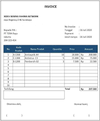 Templat ini membuat penagihan menjadi mudah dan menarik! Invoice Penagihan Pengertian Contoh Dan Cara Membuat Invoice Penagihan Accurate Online