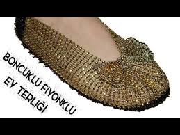 Keceli Ev Terligi Pathttps Www Facebook Com Havva Dr Posts 1750800678299328ik Yapimi Bastan Sona Detayli Anlatim Suslu Terlik Modelim Terlik Patikler Orgu