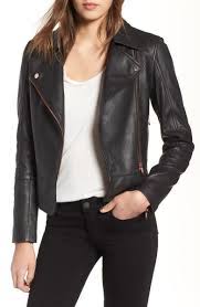 Ted Baker London Lizia Leather Biker Jacket Nordstrom Ted Baker Leather Jacket Biker Jacket Jackets