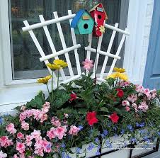 May Window Boxes Garden Of Len Barb Rosen Window Box Flowers Garden Crafts Purple Flowers Garden