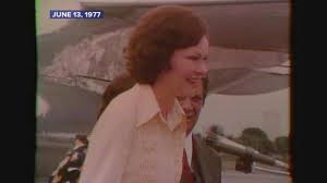 Former first lady rosalynn carter walks us president joe biden and us first lady dr jill biden out after they visited former president jimmy carter on april although president biden is kneeling much farther in front of rosalynn carter, the flash reduces shadows, a key part of what allows objects to. June 13 1977 A Profile Of First Lady Rosalynn Carter Video Abc News