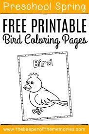 Kids will have fun learning about a variety of birds with this fun and free my books of birds reader. Free Printable Bird Coloring Pages The Keeper Of The Memories
