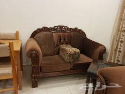 طقم كنب كلاسيك لون بني