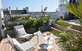 Filtrez votre recherche d'appartement à paris 16ème (75) par nombre de pièces, chambres a louer paris 16ème grand studio 29 m² avec terrasse séjour cuisine américaine équipée, salle. Toit Terasse Vue Sur La Tour Eiffel Paris 16 Modern Terrasse Paris Von Architecte Paysagiste Terrasse Jardin Balcon