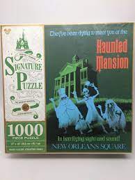 1000 piece jigsaw puzzle comes in haunted mansion 50th anniversary commemorative box part of the disney parks signature puzzle series Pin On Toys