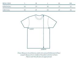 size chart out of print