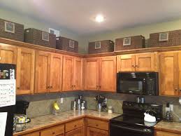 storage above kitchen cabinets