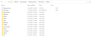 Sometimes i might have another folder inside sleepwear which contains a certain set with multiple packages as well. Cc Spring Cleaning The Sims Resource Blog