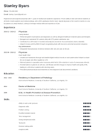 To jumpstart your doctor resume / cv creation, here are three of nomad health's recommended resume templates free for you to download here. Physician Cv Example Curriculum Vitae Template