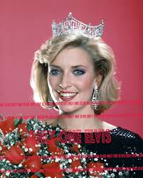 1985 Blonde Beauty Queen "MISS AMERICA" SHARLENE WELLS Photo 001