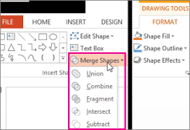 Previously selected shapes are combined Draw A Picture By Combining And Merging Shapes Office Support