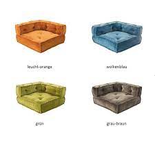Kindersofa Big Cushion Sofa Eck Element L 80x80cm Kinder Sofa Kissen Sofa Kindersofa