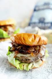 It's easy to keep the ingredients on hand for these juicy burgers. French Onion Burger Recipe Cake N Knife