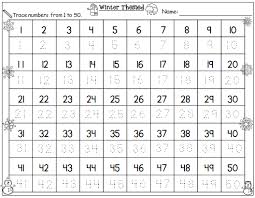You need the free acrobat reader to view and print pdf files. Winter Themed Writing And Tracing Numbers 1 50 Made By Teachers