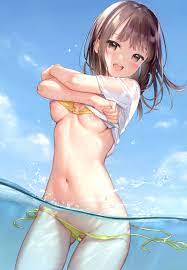 海にいる女の子の二次エロ画像 - 性癖エロ画像 センギリ