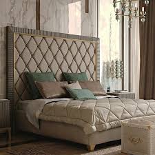 Al Taj Al Fadhi Furniture Decor Factory مصنع التاج الفضي للمفروشات والديكور لنوم هادئ وأحلام هنية Luxury Bedroom Furniture Luxurious Bedrooms Tall Headboard