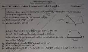 Check spelling or type a new query. Subiecte Simulare Evaluare NaÈ›ionalÄƒ MatematicÄƒ Ce A Picat La Clasa A Vii A Antena 1