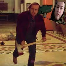 In The Book The Shining Jack Uses A Mallet And In The Book Misery Annie Uses A Axe This Is Switched Around For The Movies Why Do You Think This Is Jack nicholson prepares for 'the shining' axe scene in rare behind the scenes footage. book the shining jack uses a mallet