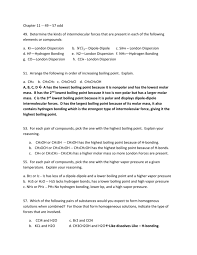 Student exploration polarity and intermolecular forces answer key pdf : Determine The Kinds Of Intermolecular Forces That Are Present In Ccl4