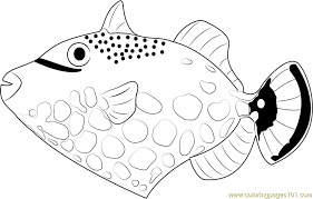 Foster the literacy skills in your child with these free, printable coloring pages that can be easily assembled int. Clown Trigger Fish Coloring Page For Kids Free Other Fish Printable Coloring Pages Online For Kids Coloringpages101 Com Coloring Pages For Kids