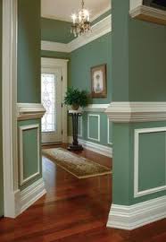 Wainscoting or bead board would be a beautiful look. 35 Chair Rail And Panel Molding Ideas Chair Rail Home Decor Home