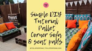 Diy pallet sofa plans and photos | diy furniture skriver: Simple Diy Pallet Corner Sofa Tutorial Tolu Frimpong