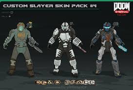 Dead Space And Doom Are Two Of My Favorite And Fondest Games So Naturally I Commissioned These Crossover Skins From The Talented U Nate Jw Deadspace Why not a mlp dead space crossover?
