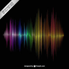 Colorful Sound Wave Vector Free Sound Waves Vector