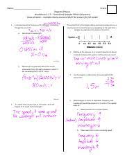The first page of the student handout defines those wave properties and shows example measurements. Edited 5 1 4a Worksheet Interference And Standing Waves Pdf 20 Name Score Regents Physics Worksheet 5 1 4a U2013 Interference And Standing Waves 20 Course Hero