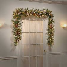 Every garland is constructed with heavy duty wire frames to ensure years of use. Frosted Berry Christmas Garland With 50 Leds By National Tree Company