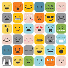 Emoji Emoticons Set Face Expression Feelings Collection