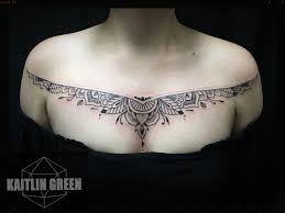 Tattoosforwomen Chest Tattoos For Women Chest Tattoo Designs Female Chest Piece Tattoos