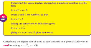 Take the square roots of both sides of the equation to eliminate the power of 2 of the parenthesis. Quadratic Equations Mathematics Gcse Revision