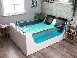Whirlpool Bath With Led White Curacao Jacuzzi Bathtub Whirlpool Bath Bathroom Design