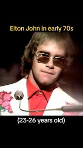 Elton John Then and Now