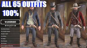 By spoonman039, january 4, 2019 in red dead redemption 2. Red Dead Redemption 2 All Outfits Costumes 100 Post Game Youtube