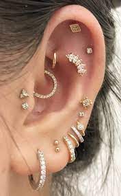 Curated Multiple Ear Piercing Jewelry Ideas In 2020 Earings Piercings Cute Ear Piercings Ear Piercings